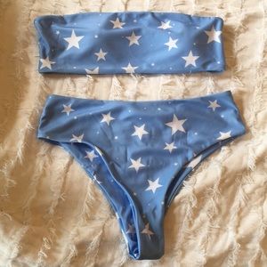 NWOT Shein Bandeau Bathing Suit